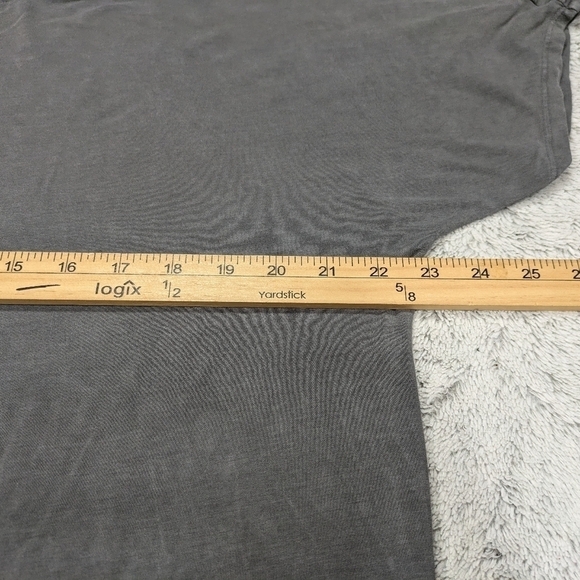Lululemon T-Shirt Men's XL Gray Garment Dye Slub Pima Cotton Relaxed Fit - Picture 5 of 7